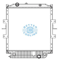 Radiador de camión de alto rendimiento para autobús Thomas Bus/freightliner OEM: 0060348, 60348, 115577, 10007088, 65509, 1050106, 1050105